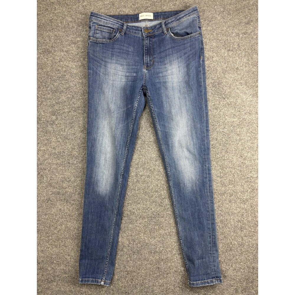 Dish Denim Jeans Mens 31x31 Medium Wash Blue Skinny Stretch Slim Fit Denim Pants